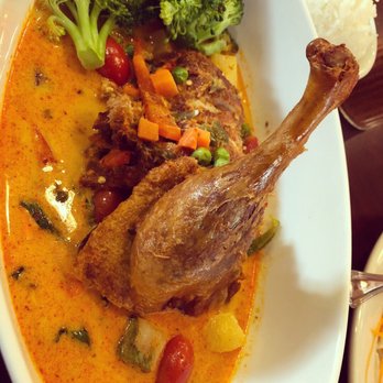Thai Diner Restaurant - Curry duck was so tender and full of flavor! - Thai Near Me - Coplay, Pennsylvania Thai Diner Restaurant - Curry duck was so tender and full of flavor! - Thai Near Me - Coplay, Pennsylvania