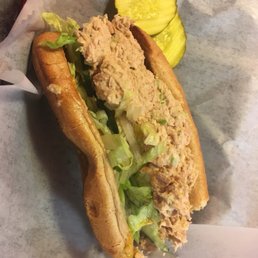 Tuna sub...I clearly took a bite. It's very big for a half! Tuna sub...I clearly took a bite. It's very big for a half!