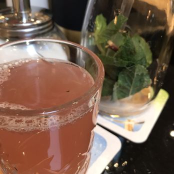 Cafe Overstolz - Rhabarber-Minze-Schorle  Lecker - Cafes Near Me - Hilden, NW