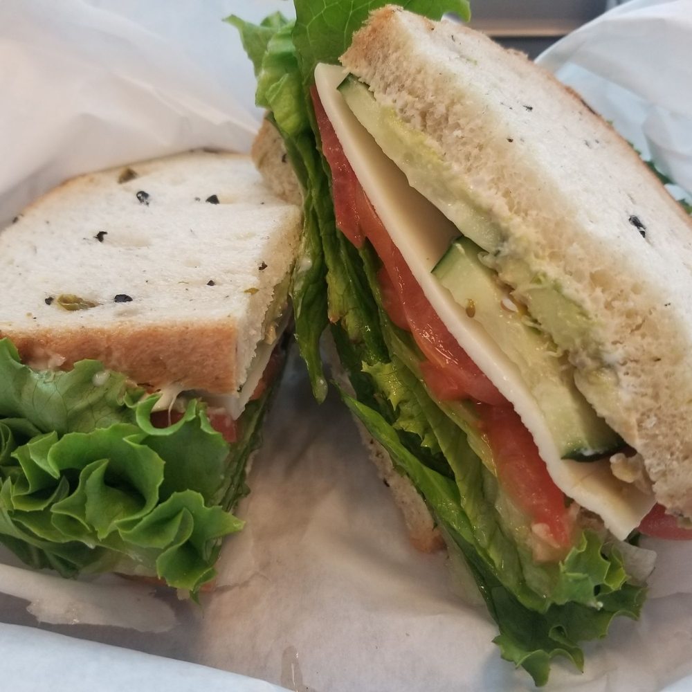 Cherry Pick Cafe - Veggie sandwich w/ jalapeno olive rye bread - Sandwiches Near Me - Los Angeles, California Cherry Pick Cafe - Veggie sandwich w/ jalapeno olive rye bread - Sandwiches Near Me - Los Angeles, California