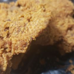 Kroger - The fried chicken was dry.,hard and nasty...Please don't sell this just throw it out....
