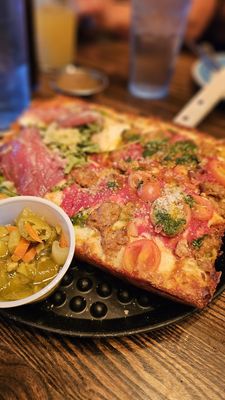 Blue Pan Pizza by null