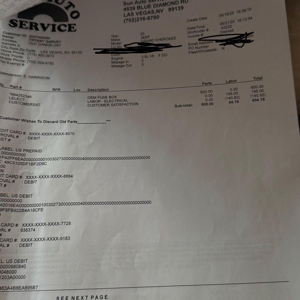 Sun Auto Service - Sun Auto Invoice - Auto Repair Near Me - Las Vegas, Nevada Sun Auto Service - Sun Auto Invoice - Auto Repair Near Me - Las Vegas, Nevada