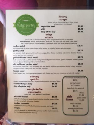 Menu photo 5 Katy's Pantry Enid, OK