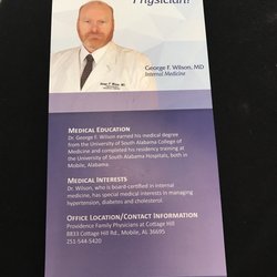 Providence Medical Group-Cottage Hill - Dr. George Wilson is back in Mobile!!!