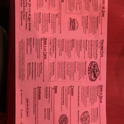 Olde Town south - Menu