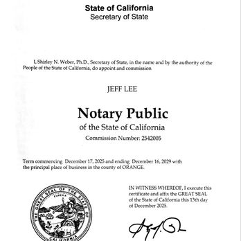 Jeff Lee Notary - My Notary Commission - Notaries Near Me Jeff Lee Notary - My Notary Commission - Notaries Near Me