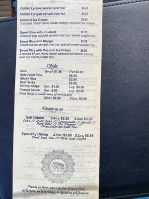 Menu photo 5 Bangkok Thai Restaurant Boise, ID