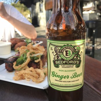 BluWater Bistro - Bomb ass non-alcoholic ginger beer - American Near Me - Seattle, Washington