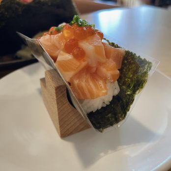 Ramen Nori - Salmon, Ikura, Chive Hand Roll - Sushi Bars Near Me - Bellevue, Washington Ramen Nori - Salmon, Ikura, Chive Hand Roll - Sushi Bars Near Me - Bellevue, Washington