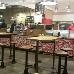 A view from the dining area