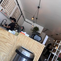 Turtle Island Café and Barbershop - The shop. Check out barber area in back.