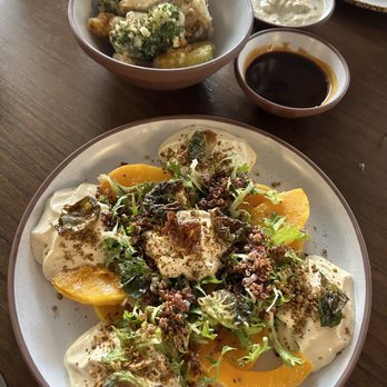 Arboleda Restaurant - Roasted kabocha squash salad; fritto misto - Mediterranean Near Me - Scottsdale, Arizona Arboleda Restaurant - Roasted kabocha squash salad; fritto misto - Mediterranean Near Me - Scottsdale, Arizona