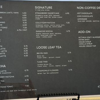 Repose Coffee - Menu May 2025 - Coffee & Tea Near Me - Placentia, California
