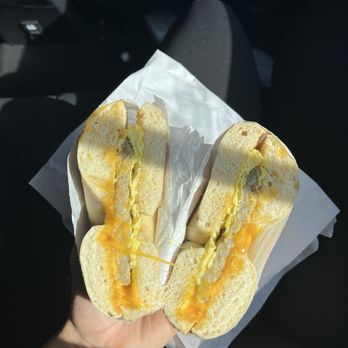 LilyPopp Cafe - classic breakfast sandwich with sausage cheese and egg - Coffee & Tea Near Me - Anaheim, California LilyPopp Cafe - classic breakfast sandwich with sausage cheese and egg - Coffee & Tea Near Me - Anaheim, California