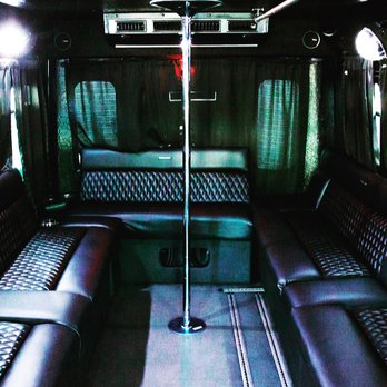 Novelty Rides - Per request, dance poles can be removed from all vehicles - Party Bus Rentals Near Me - Dallas, Texas