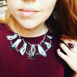AK Dasher Jewelry - Modeling some of our beautiful necklaces when ever we can! We love seeing customers showing off their A.k. dasher purchases as well!