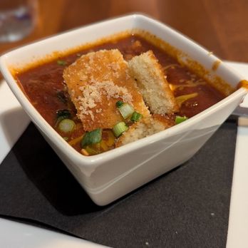 unWine'd & Tap - Suwanee - Beef Chili - Soup of the day - Tapas Bars Near Me - Suwanee, Georgia unWine'd & Tap - Suwanee - Beef Chili - Soup of the day - Tapas Bars Near Me - Suwanee, Georgia