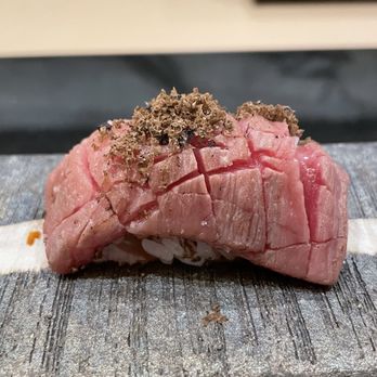 Sushi Gaga - Wagyu with shaved truffle and lava salt - Japanese Near Me - San Diego, California Sushi Gaga - Wagyu with shaved truffle and lava salt - Japanese Near Me - San Diego, California