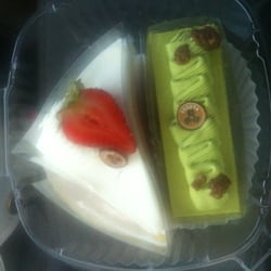 Strawberry shortcake & green tea cake