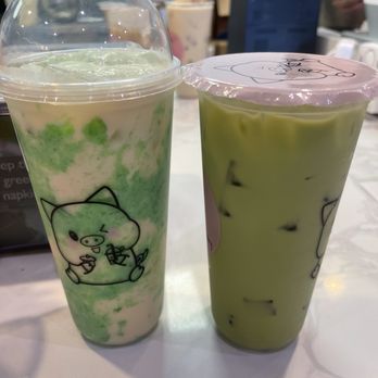 Quinn’s Bakery - Sticky rice milk tea & green milk tea w/jelly - sticky rice MT is ok ..maybe the coconut milk version is better - Cupcakes Near Me - Garden Grove, California Quinn’s Bakery - Sticky rice milk tea & green milk tea w/jelly - sticky rice MT is ok ..maybe the coconut milk version is better - Cupcakes Near Me - Garden Grove, California