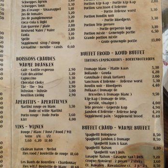 La Bécasse - Menu - Bistros Near Me - Brussels, BRU