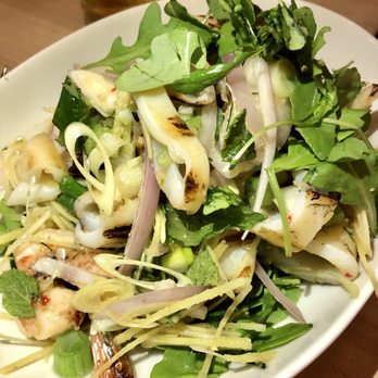 Land - Calamari and shrimp salad - Thai Near Me - New York, New York Land - Calamari and shrimp salad - Thai Near Me - New York, New York