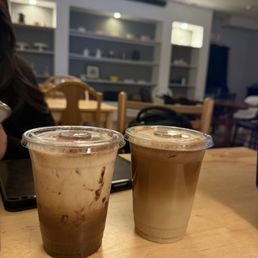 Sweet Potato Latte and Nutella Latte
