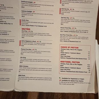 Ben Thai Cafe - Menu 08/2025 - Thai Near Me - San Francisco, California