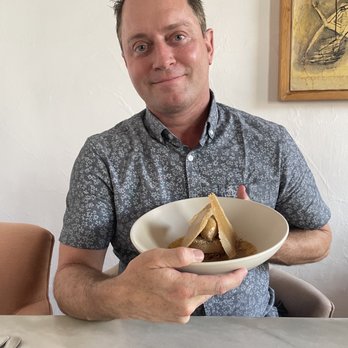 Origen - Coffee dessert the coffee sauce was way too dense - Oaxacan Near Me - Oaxaca, OAX