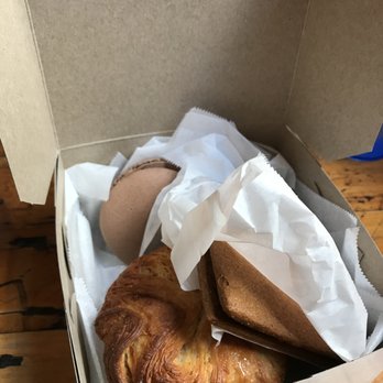 Whisk - Box of straight up happiness! Chocolate Hazelnut Macaron, Campfire Cookie and Kouign Amann! Yesss! - Bakeries Near Me - Richmond, Virginia