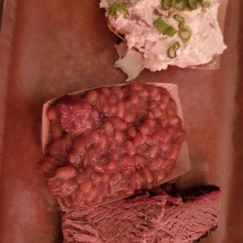 Feast BBQ - Brisket with beans and potato salad - Barbeque Near Me - Louisville, Kentucky Feast BBQ - Brisket with beans and potato salad - Barbeque Near Me - Louisville, Kentucky