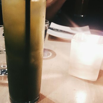 Miku - Matcha Lemonade - boyfriend with the Little Emperor in the back - Japanese Near Me - Vancouver, British Columbia