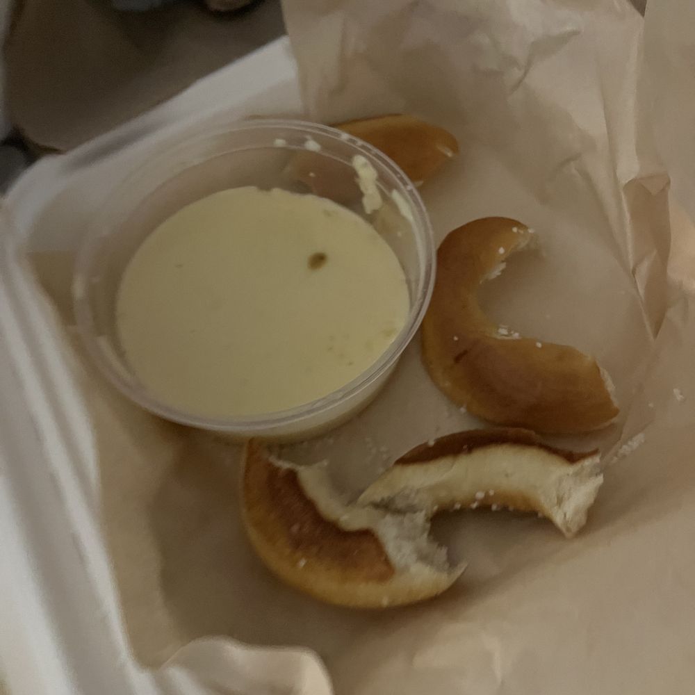 Saranac Public House - Devoured pretzel and crazy good mustard sauce! - Pubs Near Me - Spokane, Washington Saranac Public House - Devoured pretzel and crazy good mustard sauce! - Pubs Near Me - Spokane, Washington