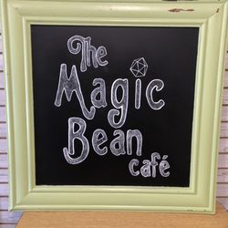 The Magic Bean Cafe - Welcome Sign