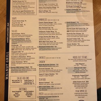 Walnut Grill - Robinson - Menu - American Near Me - Robinson Township, Pennsylvania