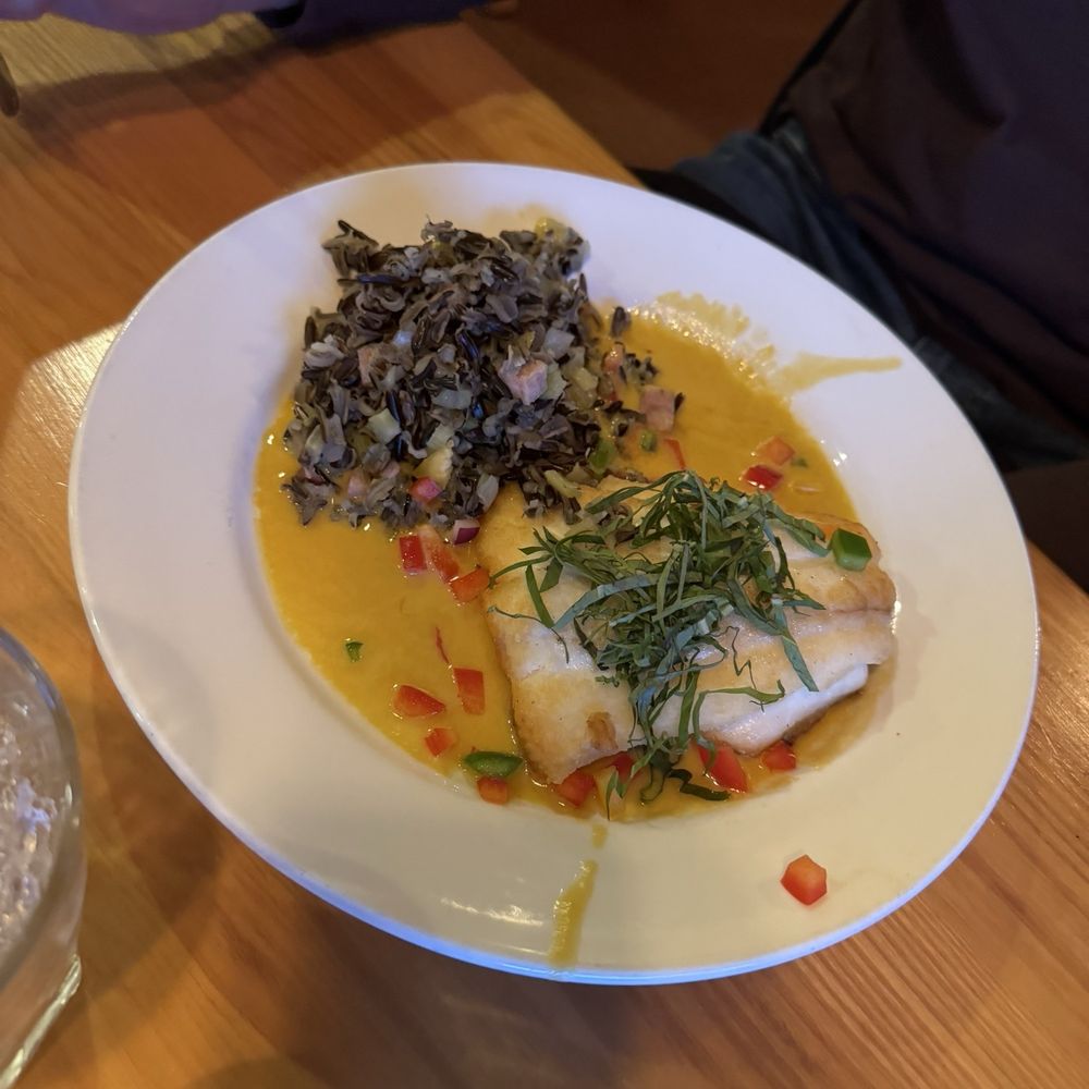 Chef Rene's at the Inn - Halibut special - Breakfast & Brunch Near Me - Eagle River, Wisconsin Chef Rene's at the Inn - Halibut special - Breakfast & Brunch Near Me - Eagle River, Wisconsin