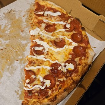 Lena Trattoria - Half of the hot honey pie I ordered for hubby. He loved it. - Pizza Near Me - Bronx, New York Lena Trattoria - Half of the hot honey pie I ordered for hubby. He loved it. - Pizza Near Me - Bronx, New York