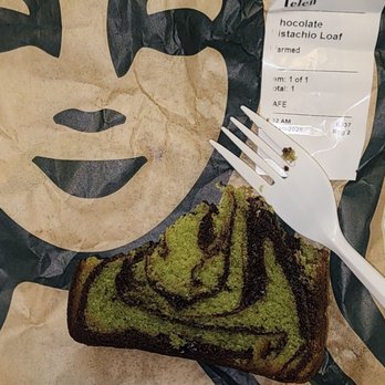 Starbucks - Chocolate pistachio slice cake - Coffee & Tea Near Me - San Francisco, California Starbucks - Chocolate pistachio slice cake - Coffee & Tea Near Me - San Francisco, California