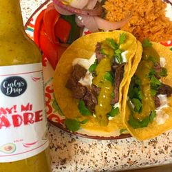 Curly's Drip Sauce - Mild Spicy avocado sauce. So Delicious.