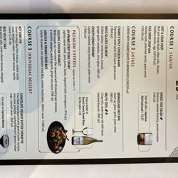 P.F. Chang's - 3 course menu