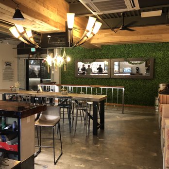 Brewery X - from the back lounge area looking at the front door to the left. - Breweries Near Me - Anaheim, California