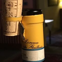 Antica Locanda del Contrabbandiere - kunstvoll entkorkter Vino bianco