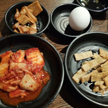DooBoo - Three measly banchan - Korean Near Me - Burnaby, British Columbia