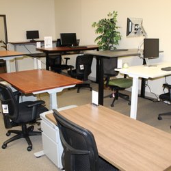 Sit Stand Adjustable Desk Display