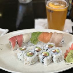 Wild Pitch Sports Bar & Grill - Rainbow and Philadelphia rolls. BoGo Sushi on Mondays.