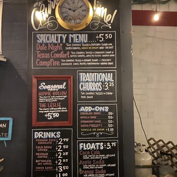 Churro Co - Menu. Texas Comfort is the mightiest. - Desserts Near Me - Austin, Texas