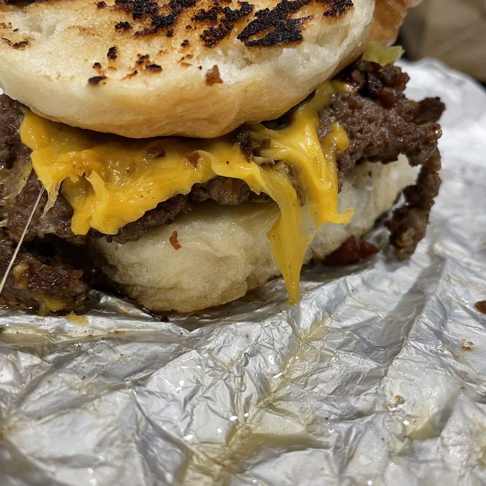 Big Smash Burgers - classic smash with 2 Pattie's, caramelized onions and pickles. - Burgers Near Me - Schertz, Texas Big Smash Burgers - classic smash with 2 Pattie's, caramelized onions and pickles. - Burgers Near Me - Schertz, Texas