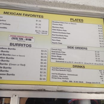 J & S - Rest of menu - Mexican Near Me - Montebello, California