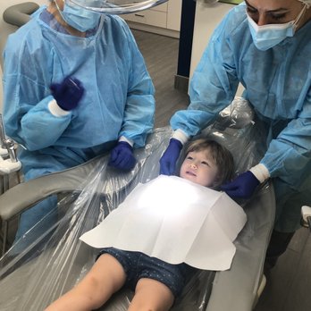 Burbank Pediatric Dentistry - Getting ready for her cleaning - Pediatric Dentists Near Me - Burbank, California